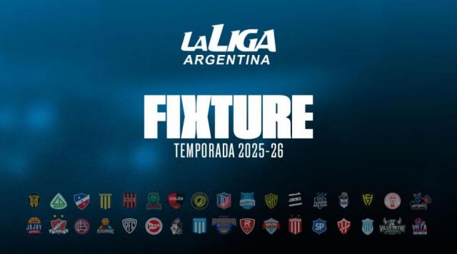 La Liga Argentina con fixture confirmado