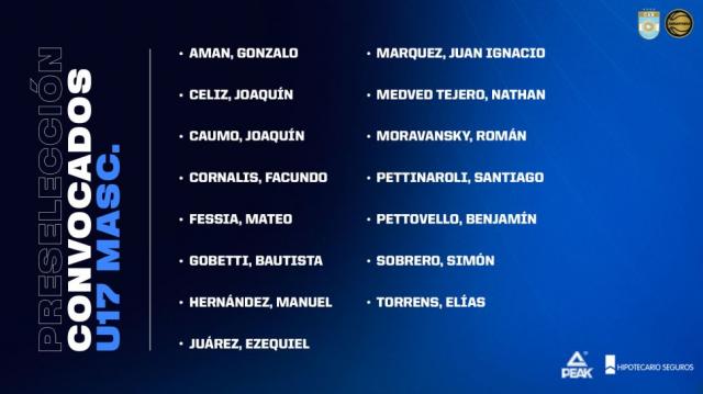 Recta final de cara al Sudamericano U17